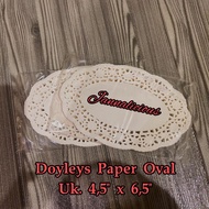 Doyleys Paper Oval size 4.5" 田 6.5" / 11x16.5cm