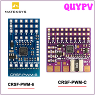 ตัวแปลง QUYPV MATEK Mateksys CRSF-PWM-6 / CRSF-PWM-C สำหรับโปรโตคอลตัวรับสัญญาณ CRSF TBS Crossfire N