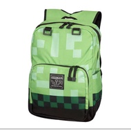 Minecraft Backpack School Bag Large Capacity Backpack Travel Bag Creeper Diamond Pickaxe Cartoon Bag Children Gifts