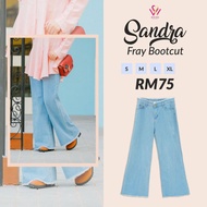 SANDRA FRAY BOOTCUT JEANS 2WINS EXCLUSIVE WOMEN PANTS