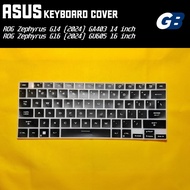 Asus ROG Zephyrus G14 GA403 14inch, G16 GU605 16inch Silicone Keyboard Cover