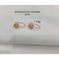 375% love mp Hook Earrings