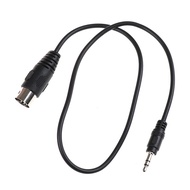 LANG 1x DIN 5 Pin Din MIDI Male Plug To 3.5mm Male Stereo Jack Audio Cable 50cm 0.5m