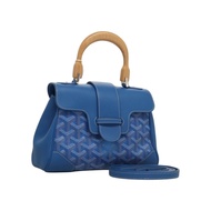 SAIGON Handbag – Iconic Herringbone Pattern, Structured Top Handle*
