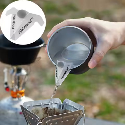 Portable Outdoor Camping Cup Drain Spout PP Versatile Hand Drip Coffee Guide with Extended Mouth Eas