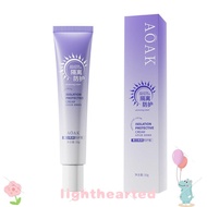 LIGHTHEARTED Isolation Protection Cream, Brighten Invisible Pore Sun Protection Cream, Natural Moist
