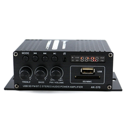 AK370/AK380/AK35 เครื่องขยายเสียงบลูทูธแอมป์ไฮไฟ 2.0 ช่องปรับเสียงเบสและเสียงแหลมสำหรับอาร์ซีเอ เอสด