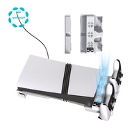 For  Pro/PS 5 Slim Game Horizontal Stand Game Charger Stand forPS5 withDual Controller Charge Game A