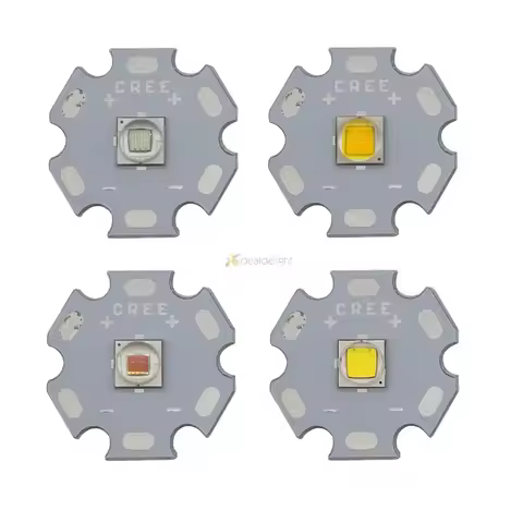 XML2 LED T6 U2 5050 10W White Neutral Warm White Flashlight chip bulb Red Green Blue UV High Power L