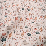 1 cotton Fabric Wide Front 45(110 cm.) Digital Printing Sharp Cut To 1/2 Yard At A Time. Continuous 