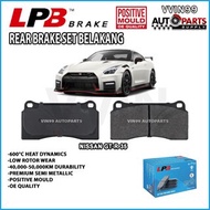 [Rear Brake Pad] Nissan GTR 35 LPB Premium Semi Metallic Euro Standard