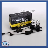 H4 Mini Projector Lens Headlight  High Low Beam Universal Fit For H4 Car LED Projector Len 3 Colour