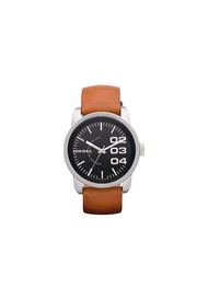 Diesel Black Dial Tan Leather Strap Mens Watch DZ1513