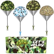 Parachute Toy for Kids, Outdoor Toys Flying Parachute Men, Inside & Outside Toys for or 3 4 5 6 7 8 