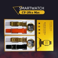 WATCH9 Ultra MAX Gold Smart Watch iOS Android Male Waterproof GPS Positioning Wireless Smartwatch Bl