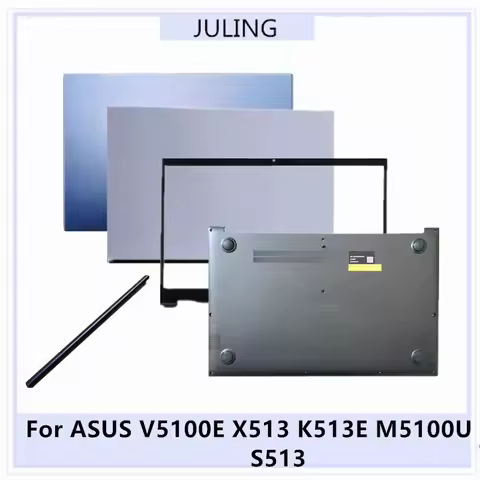 For ASUS V5100E X513 K513E M5100U S513 Plastic Version Only Laptop LCD Back Cover Top Case/Front Bez