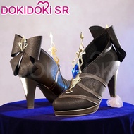 KIRA KIRA Genshin Impact Navia Cosplay Shoes DokiDoki-SR Fontaine Cosplay Clorinde Navia High Heeled