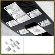 Reading Light Buttons Trim Stickers for Car Roof Sunroof Cover for    C E Class X204 W204 W212