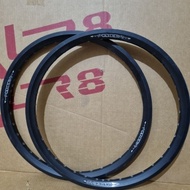Rim Velg Velek Veleg Pelek Peleg Sepeda Bmx 20 Hitam