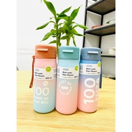 Bình nước Kita Glow 500ml Kita Vibrant 700ml Nắp đậy kín chống rò rỉ Nút silicon chống tràn