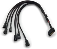 15 Pin SATA To  4Pin 3Pin  Fan Power Adapter Extension Cable