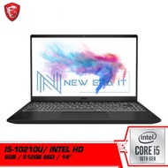 MSI MODERN 14 B10MW-251BN BUSINESS NOTEBOOK (Intel i5-10210U , 8GB RAM , 512GB NVME SSD , WIN10 , 14