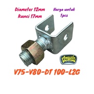 Yamaha v75 v80 L2G L2S LS3 L2 super dT100 rear step bracket mount