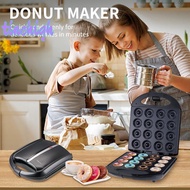[TinchighS] Donut Maker Machine Mini Donut Maker Double Sided Heating Breakfast Machine Cake Waffle 