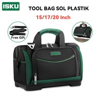 ISKU Tool Bag Besar / Tas Perkakas 15 17 20 inch 1680D Kain Oxford Tas Perkakas Anti Air