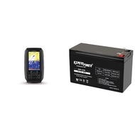 Garmin Striker Plus 4 with Dual-Beam Transducer and ExpertPower 12v 7ah Rechargeable Sealed Lead Aci