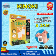 PAKET TERMURAH 5 BOX 50PCS KINOKI GOLD ORI Koyo Kaki Herbal Terapi Detox Penyerap Racun Didalam Tubu