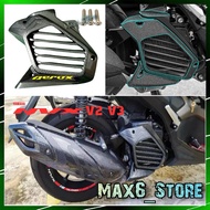 Yamaha NVX155 V2 V3 / NMAX V2 Coolant Cover Carbon NVX V2 NMAX155 V2 RADIATOR COVER CARBON Aeron CF AEROX 155 Cover Set