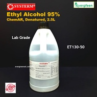 SYSTERM Ethanol 95%, denatured, ChemAR (Alcohol), 2.5L