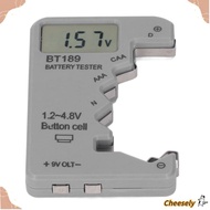 CHEESELY Digital Battery Tester, Small Size Digital Display Digital Battery Checker, ABS Housing Uni