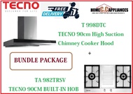 TECNO HOOD AND HOB FOR BUNDLE PACKAGE (TH 998DTC &amp; TA 982TRSV ) / FREE EXPRESS DELIVERY