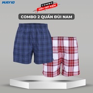 Combo 2 quần đùi nam May 10 phiên bản có túi 2 bên màu ngẫu nhiên