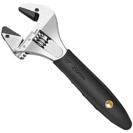 【EAGLE Fast】Adjustable Ratchet Wrench Scale Marked Pipe Forceps Open Spanner for Home Repair