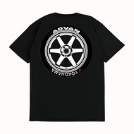 KARIMAKE Unisex Distro T-Shirt with Rim Image ADVAN RAYS TE37 x YOKOHAMA Tyre
