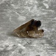水晶簇- 黑水晶原礦 辦公室療癒微景觀 裝置擺飾