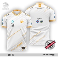 JERSEY Esports RRQ Putih Baju Gaming printing  Free Nickname 2022