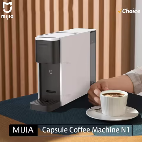 New MIJIA Capsule Coffee Machine N1 Coffee Maker S1301 Small Size 10mins Automatic Shutdown Espresso