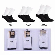 (KKBTS1) WHITE BLACK SCHOOL CHILDREN'S SOCKS BACK TO SCHOOL ELEMENTARY SCHOOL MIDDLE SCHOOL HIGH SCH
