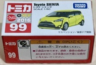 TOMICA NO.99 日版 TOYOTA SIENTA GREEN