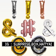 Foil Balloon With Symbol Size 16 Inches There Are 8 Types.