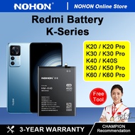 NOHON Mobile Phone Batteries for REDMI K-Series with Free Tools for K20K20 Pro K30 K30 ProK40K40SK50