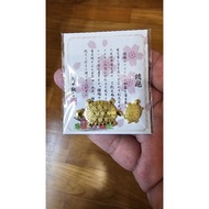 Japan Asakusa Temple Lucky Gold Turtle Pendant 🐢 日本浅草寺