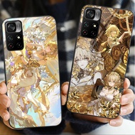 honkai star rail aglaea 03 Glass Phone Case For POCO F3 F4 F5 M3 M4 M5 M6 4G X3 X4 GT NFC X5 X6 PRO 