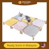 🔥Cat Relaxing Bed🔥 Cat Hammocks Bed Wood Canvas / Buaian Rumah Kucing Kayu Kanvas / Cat Bed Murah -Local seller