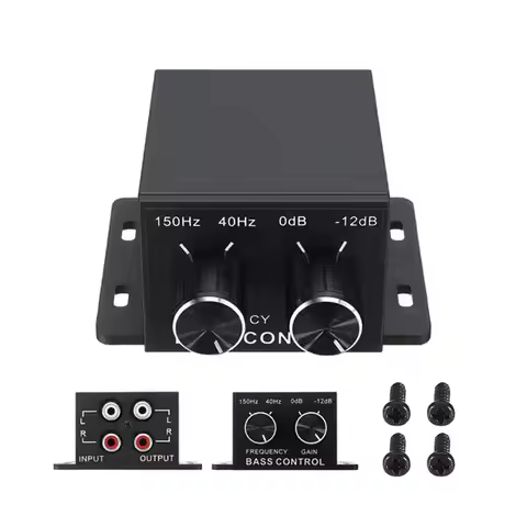 Auto Power Amplifier Compact Practical Audio Regulator Bass Subwoofer Equalizer Universal Crossover 