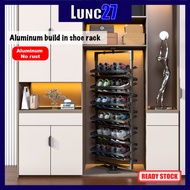 Aluminium shoe rack multi-layer rotating shoe cabinet, 360 degree rotating shoe rack